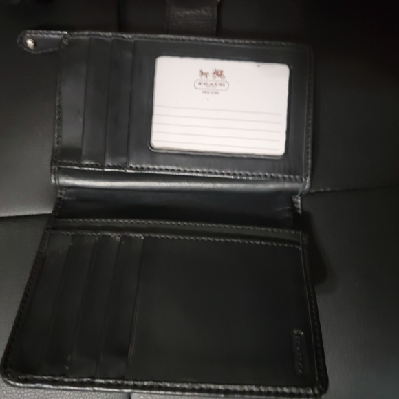 Coach Black and Brown Wallet - Picture 3 of 3